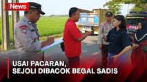 Begal Sadis Bacok Sejoli usai Pacaran hingga Jari Nyaris Putus di Bekasi