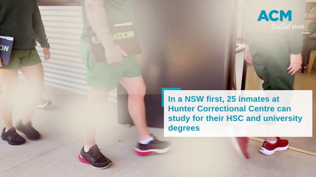 WATCH: Inmates gain HSC and tertiary education at Hunter Correctional Centre