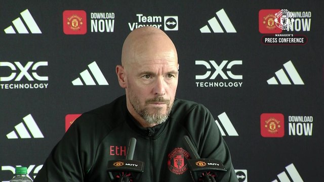 Manchester Utd boss Erik Ten Hag previews Brentford and speaks on recent drop in levels (Full presser)