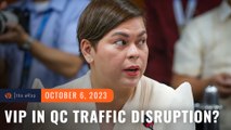 Duterte denies involvement in QC traffic disruption; QCPD sorry for mishap