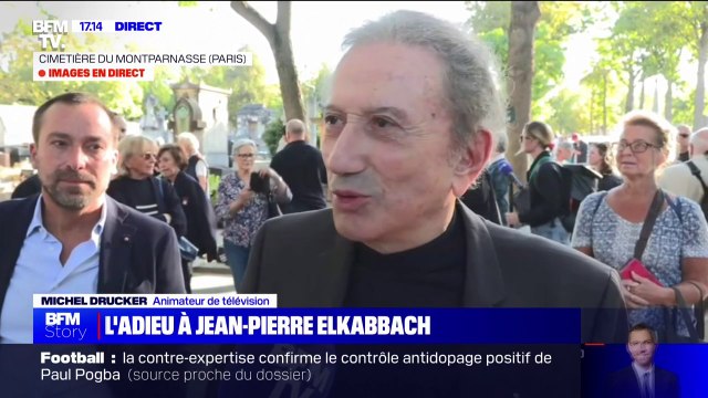 Obsèques de Jean-Pierre Elkabbach: pour Michel Drucker, il n'y jamais eu un intervieweur comme lui dans le monde