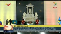 Primer ministro de Santa Lucía realiza ofrenda floral a Simón Bolívar