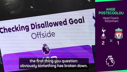 Postecoglou responds to Klopp's replay suggestion
