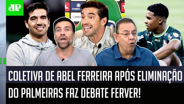 PEGOU FOGO! O Abel SE ACHA ACIMA do BEM E DO MAL! E a IMPRENSA... Palmeiras ELIMINADO GERA DEBATE!