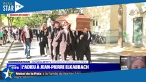 Obsèques de Jean Pierre Elkabbach  Brigitte Macron, Claude Chirac, Michel Drucker    Ils lui disent