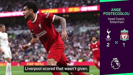 Postecoglou responds to Klopp's replay suggestion