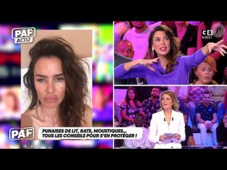 Une chroniqueuse de PAF (C8) piquée par des punaises de lit, elle montre son visage déformé en pho