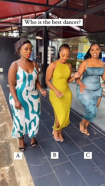 Who can dance best among these beautiful women?