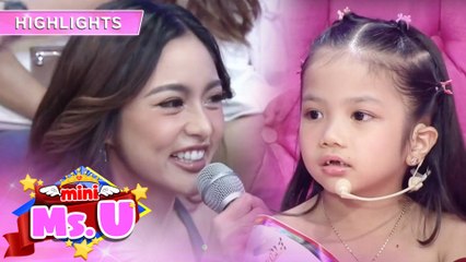 Mini Miss U Sofia is requesting to have a duet with Kim Chiu | It’s Showtime Mini Miss U