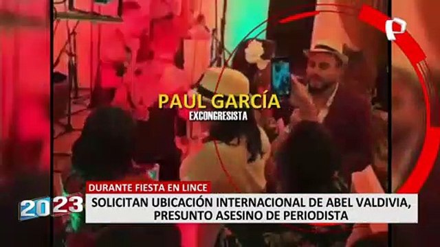 Asesinato en fiesta de Lince: activarán alerta roja para captura internacional de Abel Valdivia