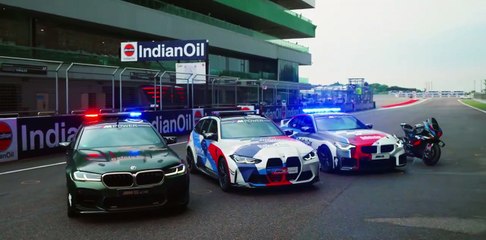 VÍDEO: Estos son los BMW M que llevó la marca a la carrera de MotoGP en India