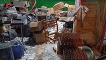 Fabbrica di esplosivi tra le abitazioni di Scampia, due arresti