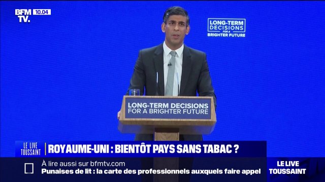 Royaume-Uni: le Premier ministre souhaite une interdiction progressive du tabac
