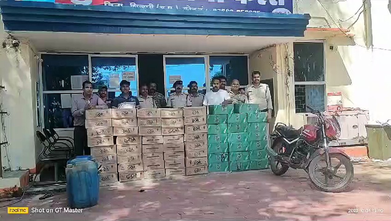 ८ लाख रुपए कीमत की अवैध अंग्रेजी, देशी व कच्ची शराब पकड़ी