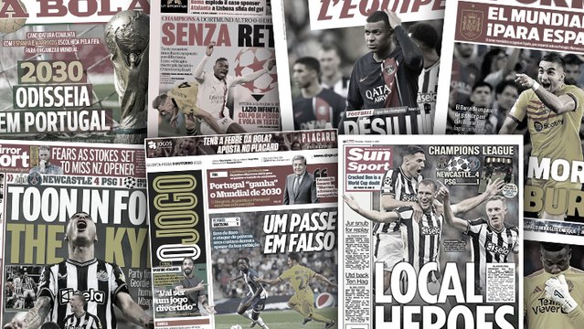 La presse européenne célèbre la déroute du PSG, Erik ten Hag va pousser Marcus Rashford à quitter Manchester United