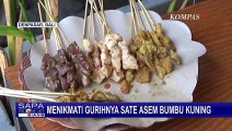 Menikmati Gurihnya Sate Asem Bumbu Kuning Khas Karangasem Bali
