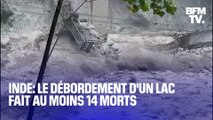 Inde: le débordement d'un lac provoque des inondations et fait au moins 14 morts