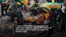 Hari Kedua Clean Up: 5 Alat Berat Turun Bersihkan Sampah di Pantai Loji Sukabumi