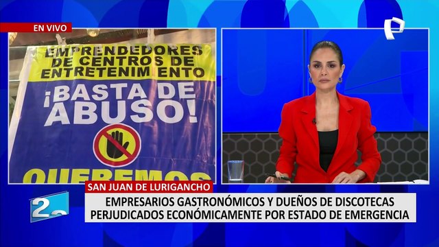 SJL: restaurantes y discotecas perjudicados económicamente por estado de emergencia