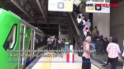 Stasiun Padalarang Sudah Beroperasi, Begini Antusias Masyarakat Menjajal KCJB