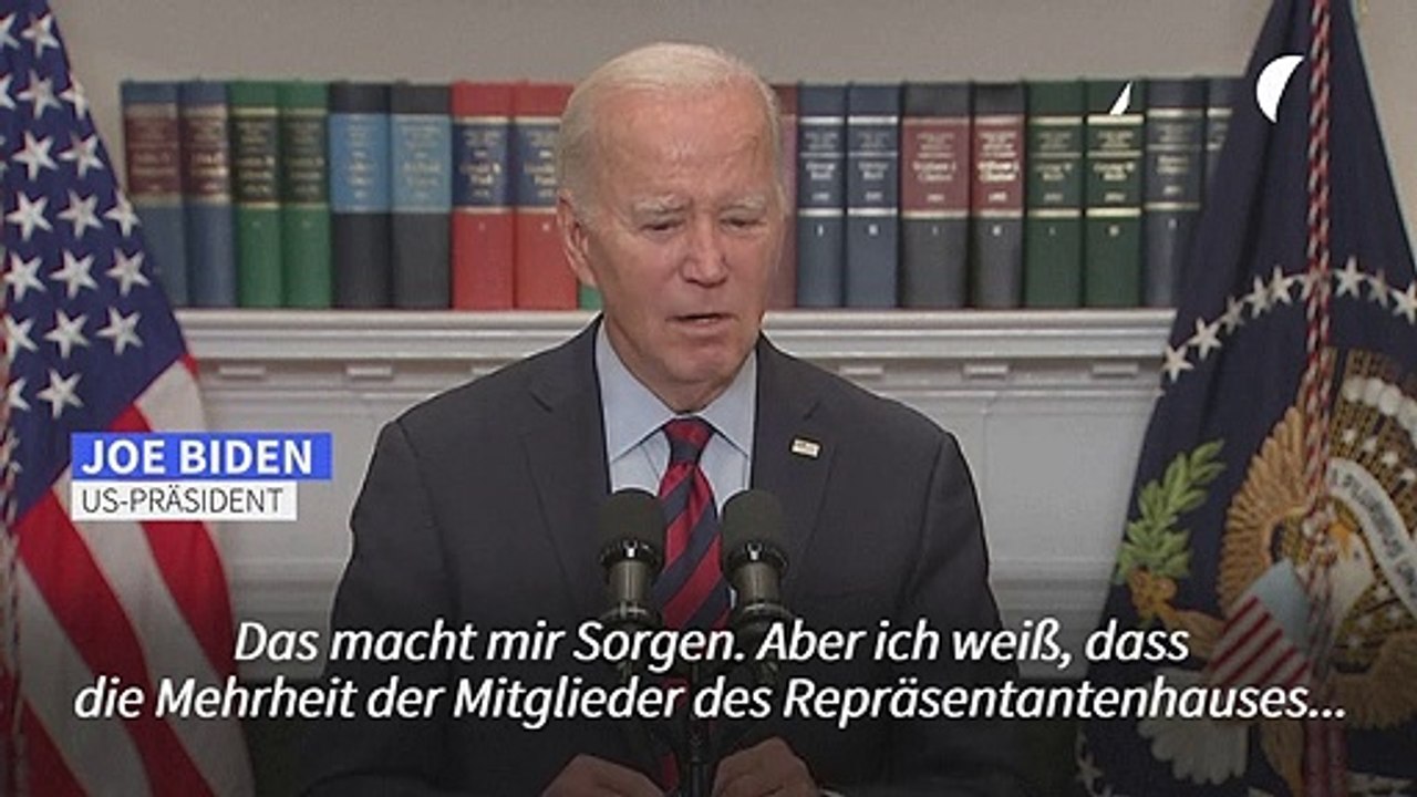 Biden fürchtet nach Abwahl von McCarthy um Ukraine-Hilfen