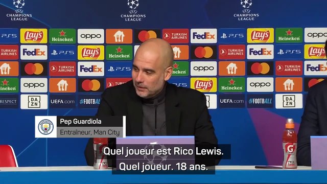 Guardiola : Rico Lewis ? L’un des meilleurs que j’ai entraînés, et de loin”