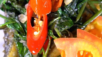 Masakan Rumahan Kangkung Ikan Peda, Bahan-bahannya Mudah Didapat