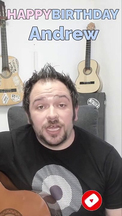 Happy Birthday, Andrew! Geburtstagsgrüße an Andrew
