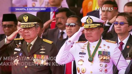Hadiri Perayaan HUT ke-78, SBY Bangga TNI Semakin Modern dan Kuat