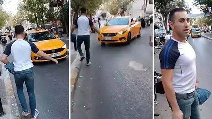 İstanbul’da müşteri seçen taksiciler kamerada