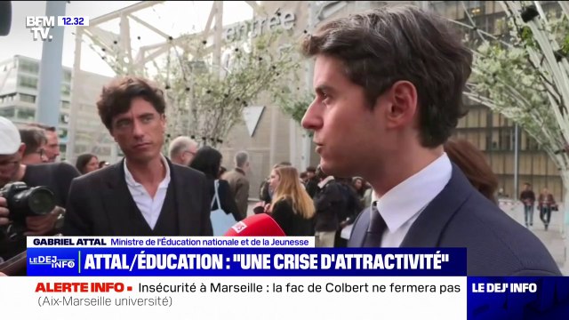Gabriel Attal: Il y a une crise d'attractivité du métier d'enseignant