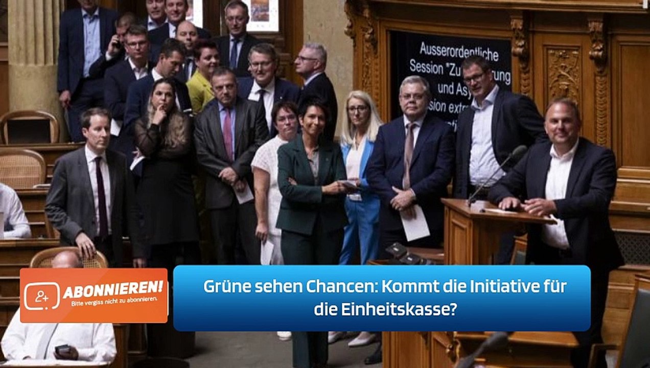 Grüne sehen Chancen: Kommt die Initiative für die Einheitskasse?