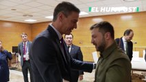 Zelenski llega a Granada para asistir a la cumbre europea
