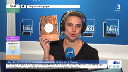 "Le premier combat" est le dernier roman du drômois Yves Bichet qui sera ce soir à la Librairie du Château à Aubenas et demain à l'Olivier de Nyons.