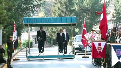 LE MINISTRE GÜLER RENCONTRE LE MINISTRE IRAKIEN DE LA DÉFENSE THABIT MOHAMMED AL ABBAS