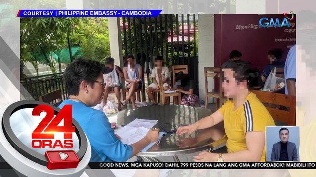25 Pilipinong biktima ng human trafficking sa Cambodia, nasagip | 24 Oras