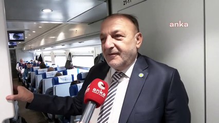Oktay Vural, dans le train à grande vitesse： ＂J'ai fait l'appel d'offres, malheureusement, le gouvernement actuel dit que c'est le projet de mes ancêtres, comme si c'était quelque chose devant eux...