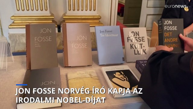 Jon Fosse norvég írónak ítélték az irodalmi Nobel-díjat