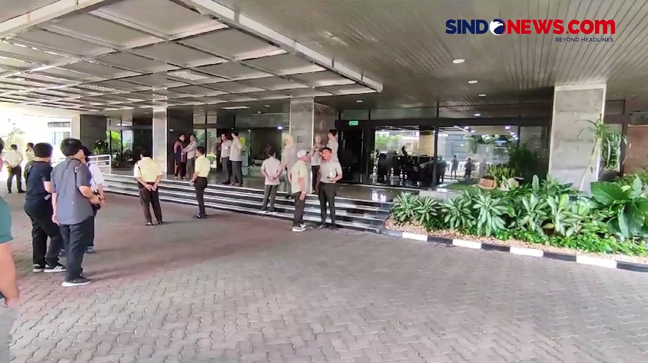 Mentan SYL Tiba di Kantor Kementan Usai Pulang dari 'Hilang'