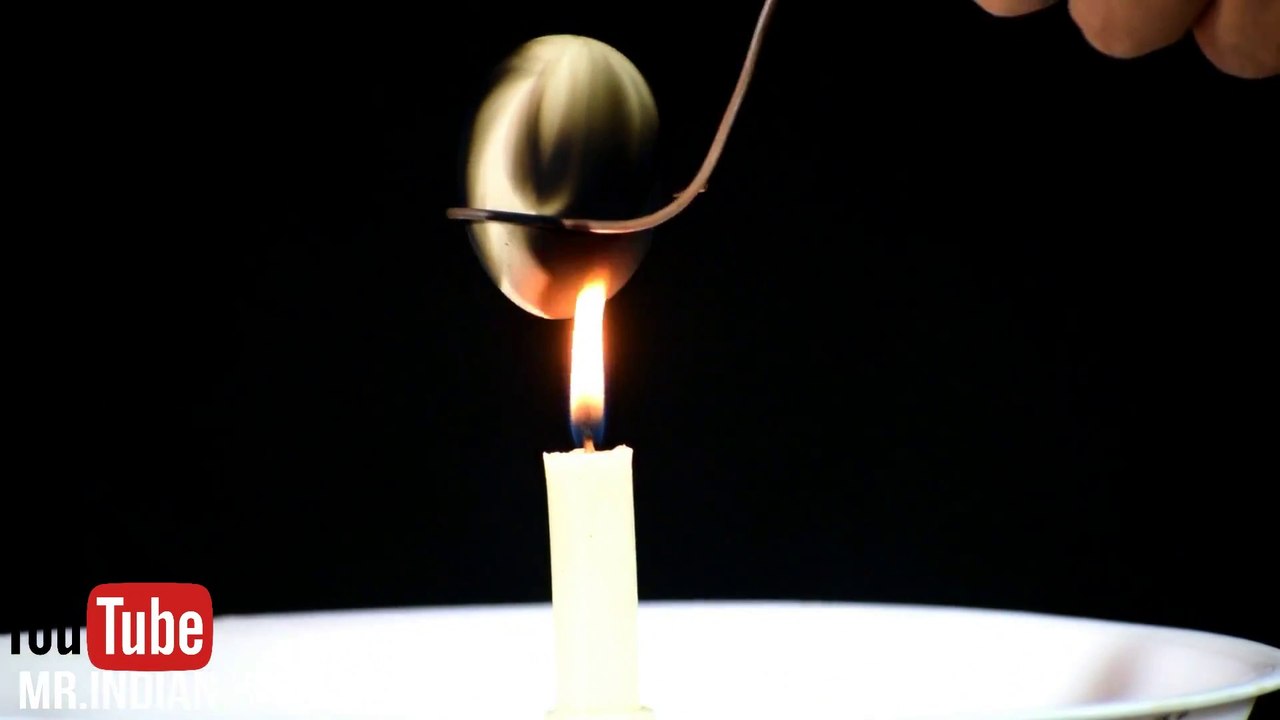 Magic trick with egg -  silver egg experiment