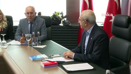 Kılıçdaroğlu a rencontré le président provincial du CHP d'Ankara, Erkol, et sa direction