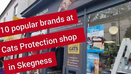 10 popular brands on sale at charity shop in Skegness