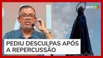 Pastor ataca imagem de Nossa Senhora Aparecida em culto no interior de São Paulo
