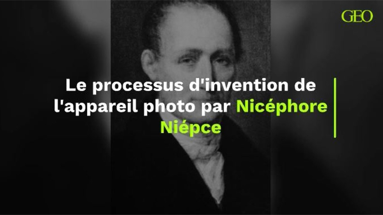 Le processus d'invention de l'appareil photo par Nicéphore Niépce