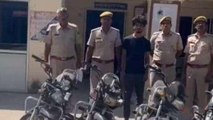 फुलेरा: पुलिस ने बाईक चोर को गिरफ्तार कर, 4 चोरी की बाइक जब्त