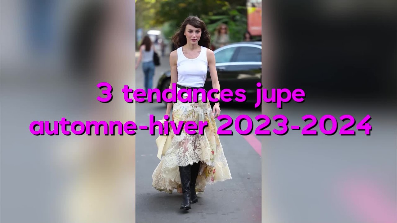 VOICI : Mode : 3 jupes tendance en automne 2023