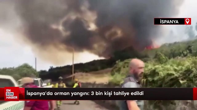 İspanya’da orman yangını: 3 bin kişi tahliye edildi