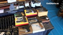 Más de 10.000 armas intervenidas en un arsenal en el marco de la operación Portu en 2017