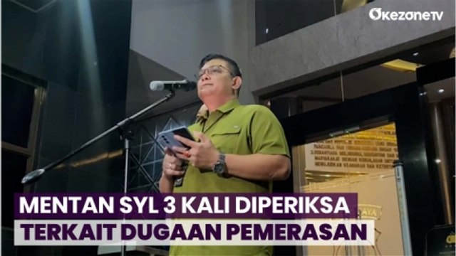 Terungkap, Mentan SYL Telah 3 Kali Diperiksa Terkait Dugaan Pemerasan Pimpinan KPK