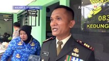 Momen Serunya Linmas Beri Hadiah Kejutan Koramil saat Ulang Tahun ke-78 TNI